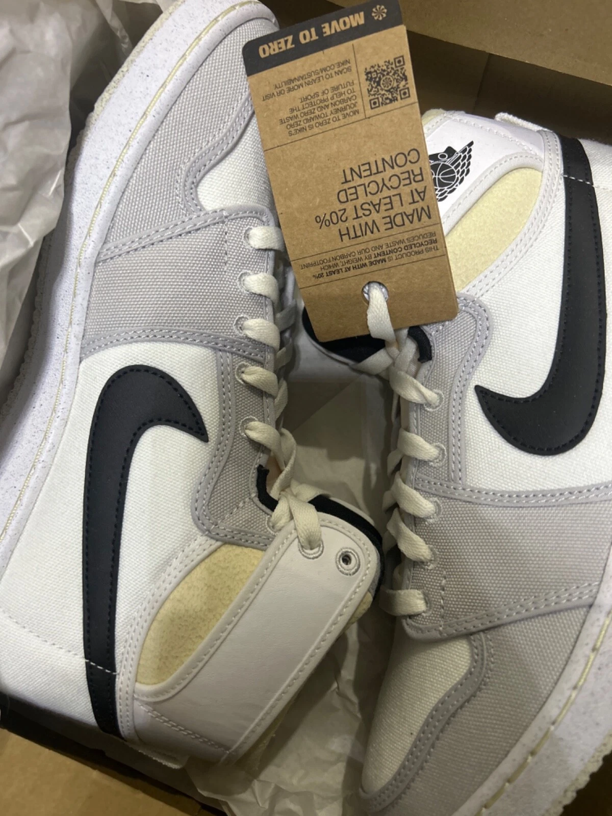 Taglia (UK) 7.5 (US)8.5 Air Jordan 1 KO grigio nebbia alto