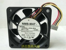 1 PCS NMB-MAT Cooling Fan 2408NL-05W-B56 DC 24V 0.09A 6020 6CM 4 Pin