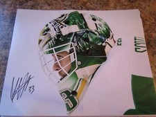 IAN SCOTT SIGNED 8X10 MATTE PHOTO TORONTO MAPLE LEAFS PRINCE ALBERT RAIDERS (C)