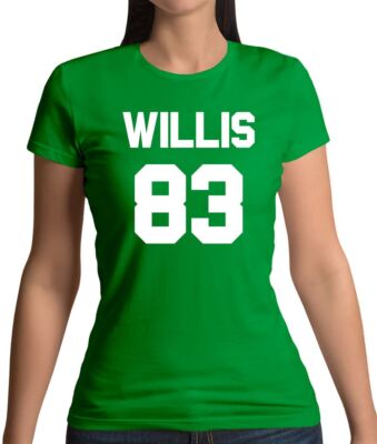 Willis 83 - Damen T-Shirt - Band Sänger Liebe Fan Tour Gig Matt 1983