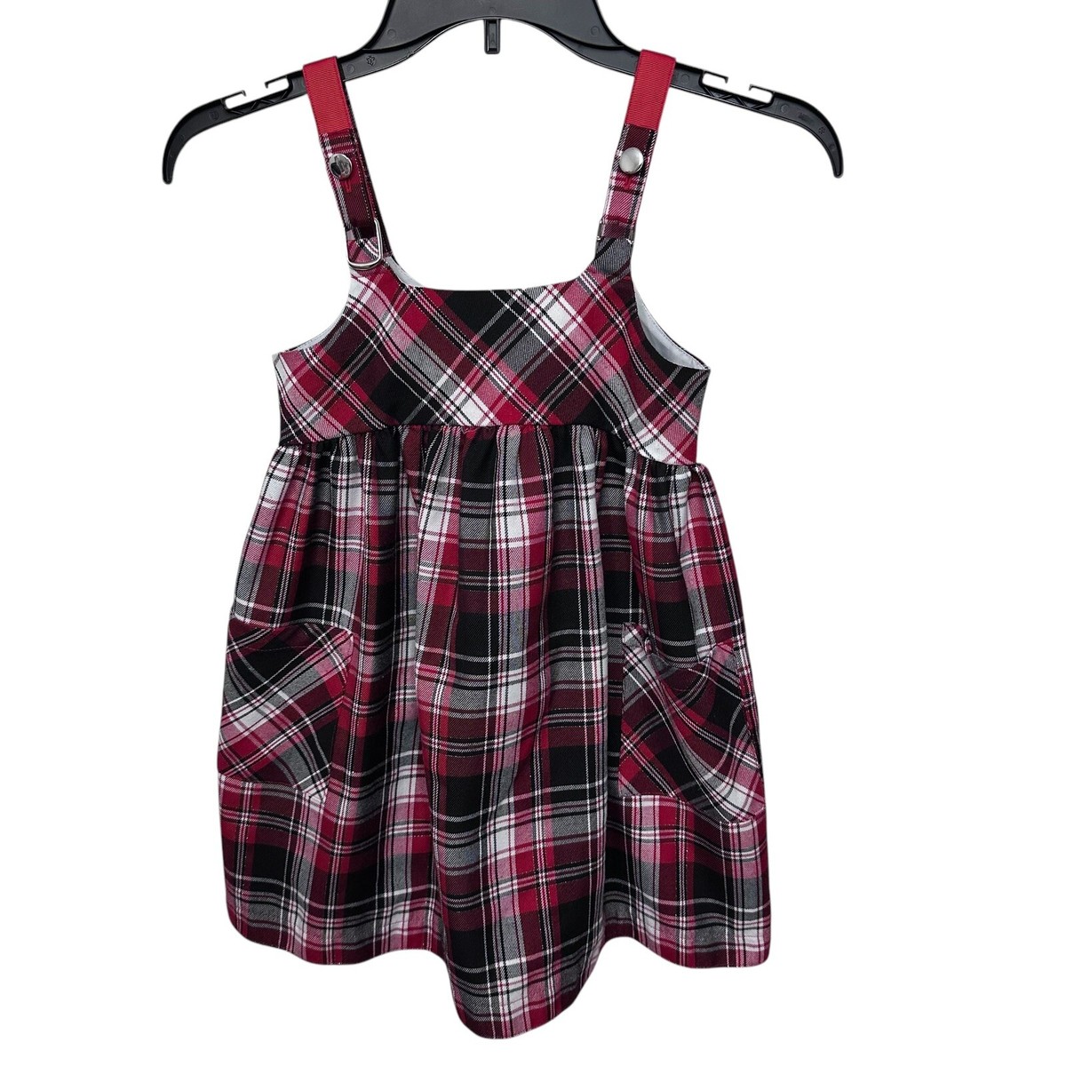 red and black jumper dress GIRLS SIZE 4 RED & BLACK JUMPER DRESS BY OLD NAVY **SO PRETTY**