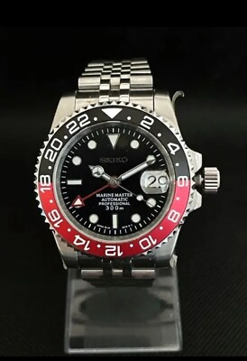 Seiko GMT-Master 2 Mod | Coke 40mm | Neu