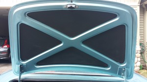 Volvo 1800 P1800 1800S 1800E trunk deck lid insulation kit ... volvo p1800 fuse box 