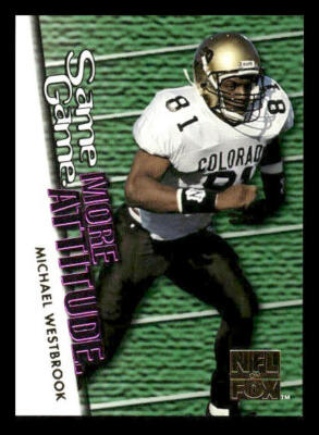 1995 SkyBox Impact #F3 Michael Westbrook Same Game More Attitude Colorado