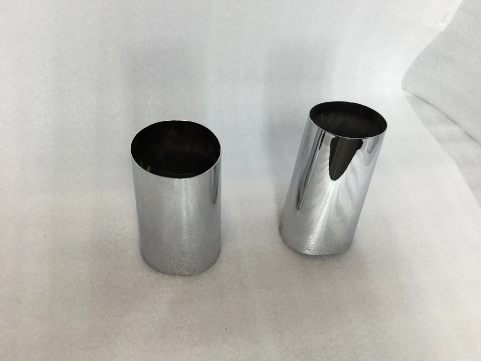 Harley вилка ножки 1990-99 хром Fat boy FLSTF наследия ползунки крышки обмена - Изображение 4 из 4