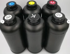 1000ML Per Bottle High-end Good Quality UV DTF Ink For UV Printer Set of 6