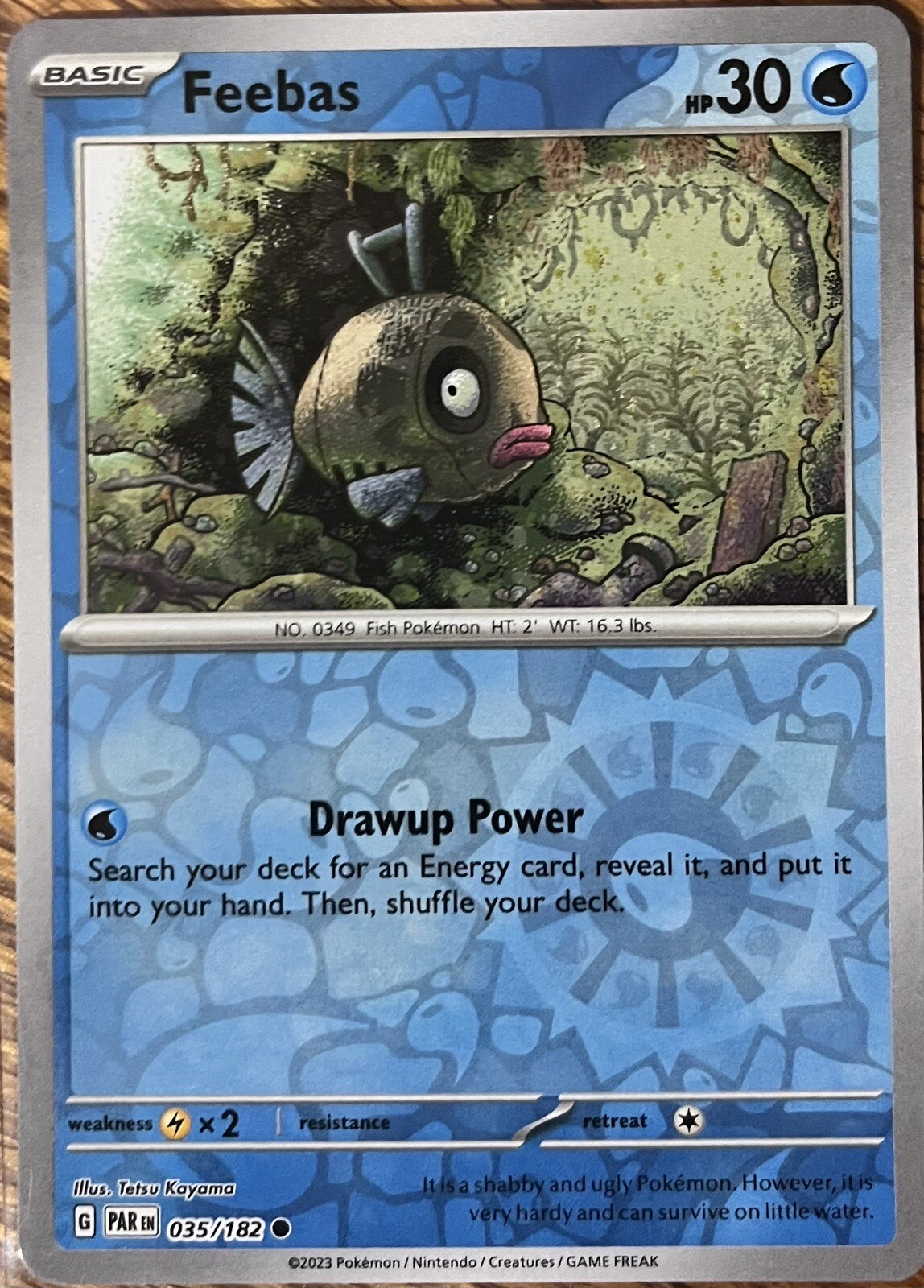 Feebas 35/182 - Reverse Holo - Paradox Rift - Common - Read Desc.