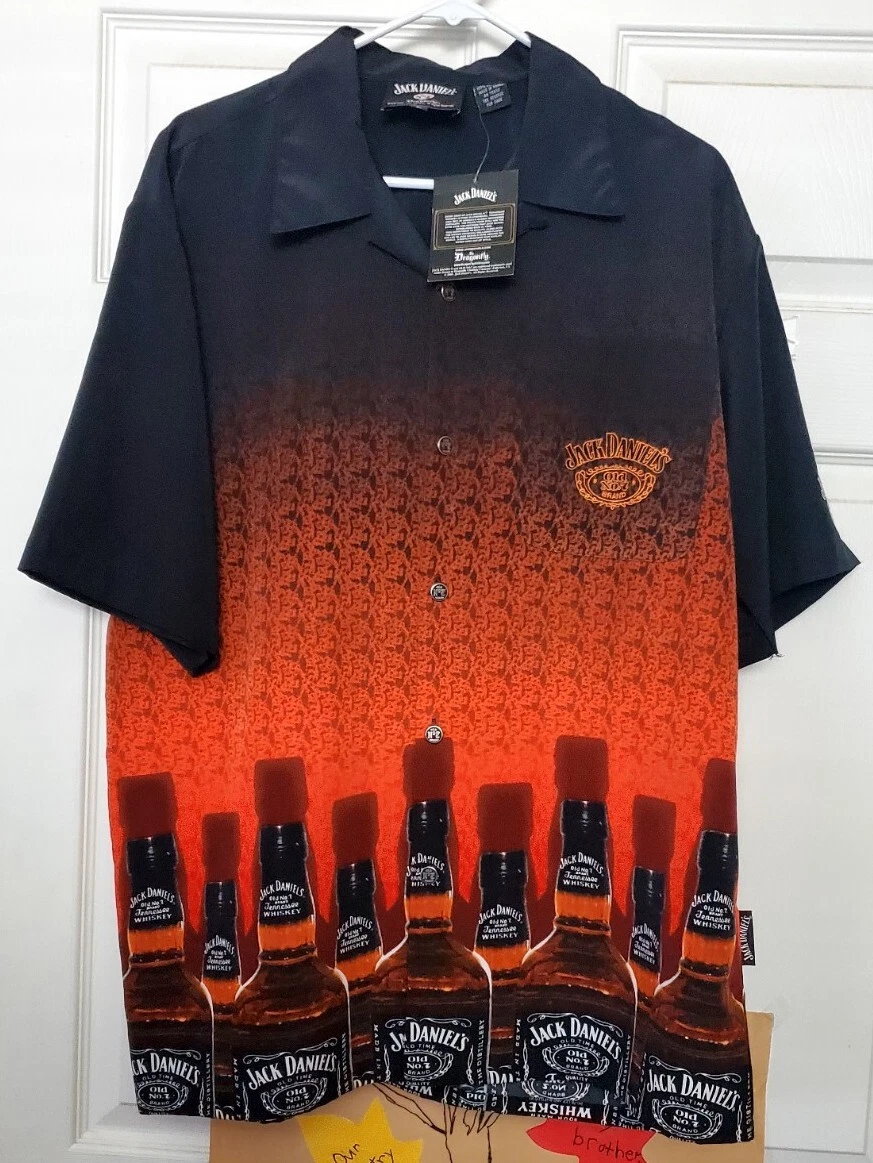 Jack Daniels Polo Shirt By Dragonfly NWT MENS L