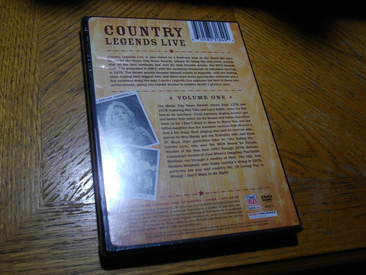 (未使用･未開封品)Country Legends Live Mini Concert [DVD] Country Legends Live Mini Concert [DVD] 【公式通販】