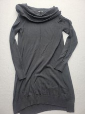Express Women Dress Small Black Sweater Dress Long Sleeve Knee Length Casual