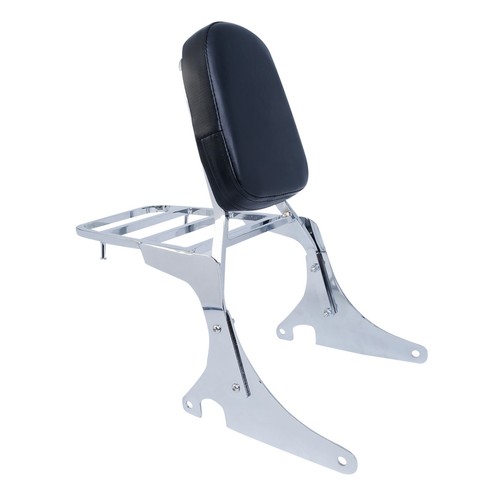 Backrest Sissy Bar w/ Luggage Rack Fit For Kawasaki Vulcan VN 400 VN 800 95-12 - Foto 1 di 6