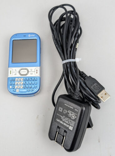 Palm Centro 685 Light Blue AT&T Palm OS Smartphone, Pen, Chrger, USB Sync Cble
