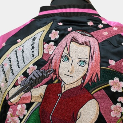 Sukajan NARUTO Sakura Haruno Embroidery souvenir reversible 241081