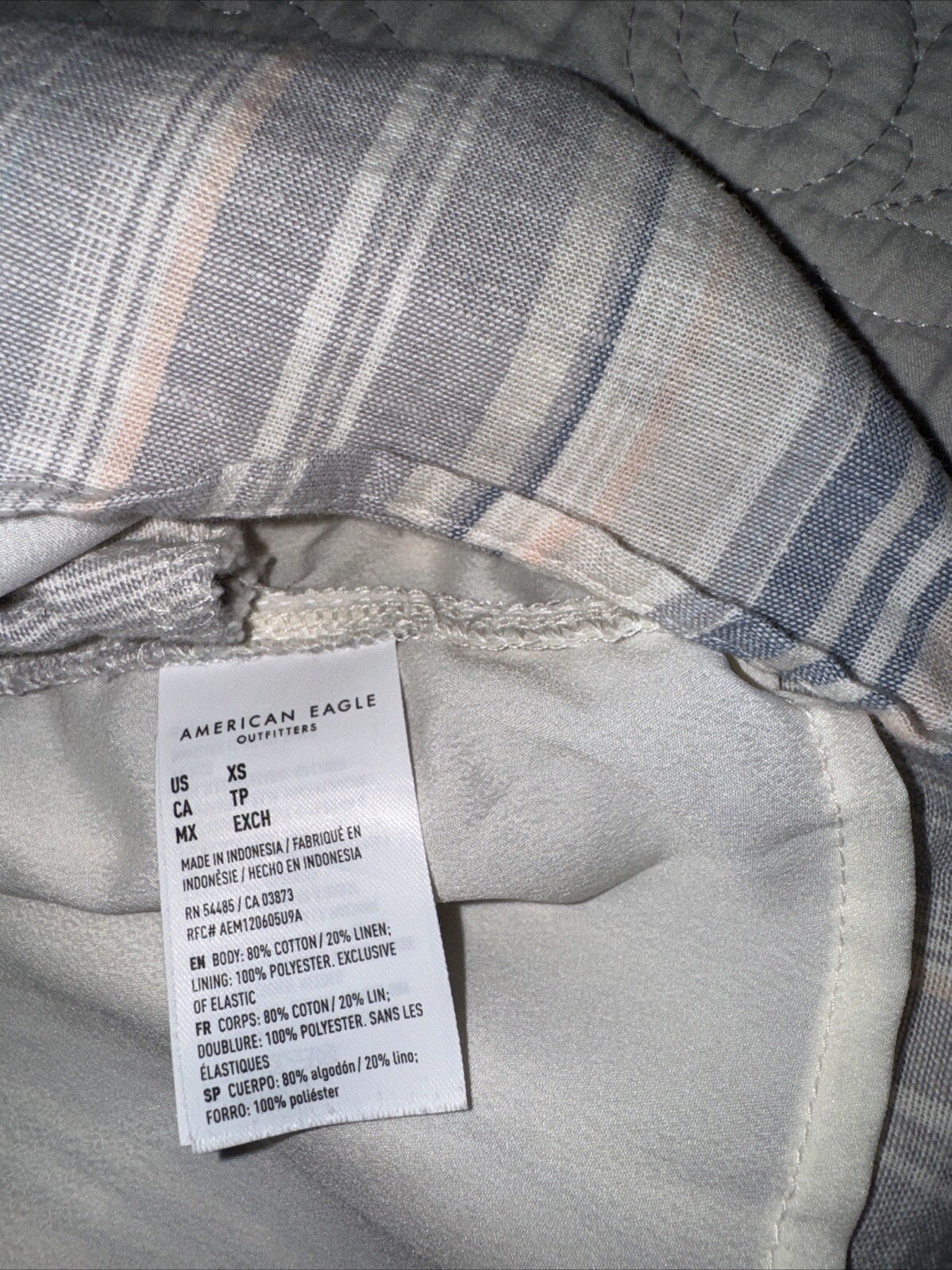 American Eagle Multi Colored Cross Back Stripe Mi… - image 4