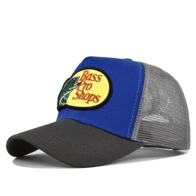 Baseball Trucker Mesh Cap Einstellbare SnapBack Bass Pro Shop Hut Outdoor Angeln