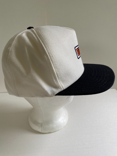 VTG Yellow Brand Freight Trucking Company Hat Cap White Black Snapback USA Made - Picture 6 of 9