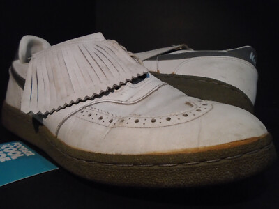 ビンテージ(50年前に購入)　NIKE golf GORE-TEX VINTAGE ORIGINAL 1983 NIKE GOLF SHOES CLEATS WHITE DARK GREY TIGER