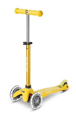 Micro Kickboard Mini Deluxe LED Three-Wheeled Lean-to-Steer Swiss-Designed Mi...