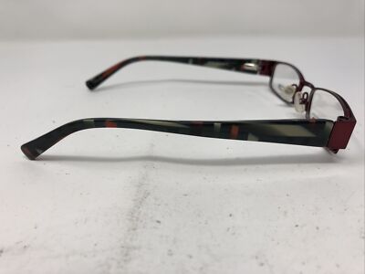 Easy Clip Eyeglasses Frames EC136 Red Multi Color 30 46-17