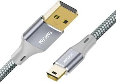 Mini USB Cable USB 2.0 High Speed Cable Type a to Mini B Data Charging Cable