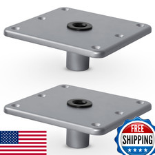 MATINA 7"x7" Aluminum Boat Seat Base Pedestal For 3/4" Post Marine