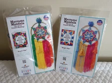 Lot of 2 NIP DESIGN WORKS Macrame Mandala Craft Kits