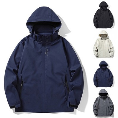 Outdoor Sportswear Club Activities Windproof Outdoor Coat Long Sleeve Outerwear