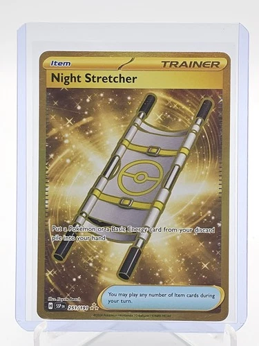 NIGHT STRETCHER 2024 POKEMON SURGING SPARKS #251/191 HYPER RARE Q5899
