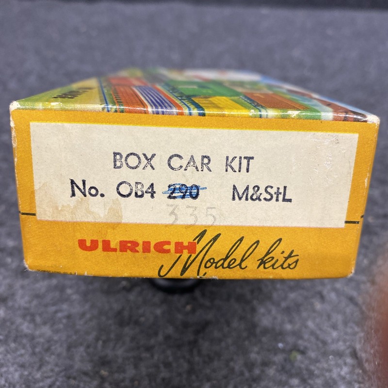 Vintage HO Ulrich OB4 Minneapolis & St. Louis Boxcar OB Unbuilt (UL060126-04)