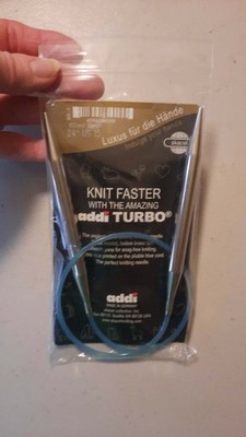 Addi Turbo knitting needles 24''