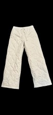Nike Sportswear Essential Quilted Pants High Waisted Drawstring Woman's M-Tall
