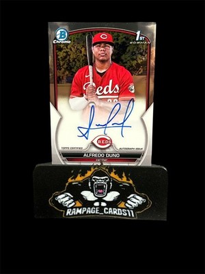 Bowman Chrome 2023 Alfredo Duno #CPA-ADU Autograph Cincinnati Reds Prospect