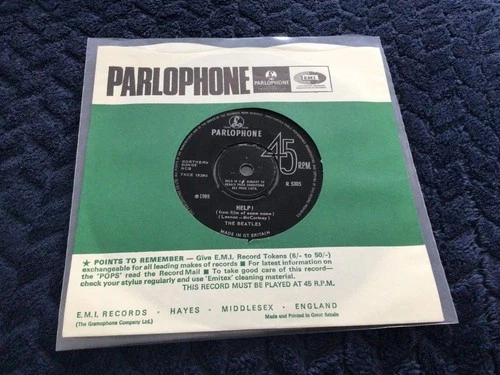 The Beatles - Help 7 inch vinyl single