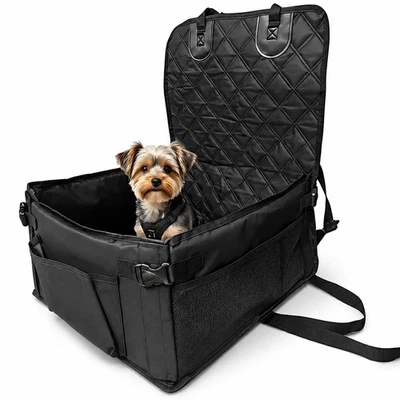 Siège auto pour chien, panier de voiture, siège passager (jusqu'à 8 kg) - Photo 1/4