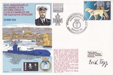 40th Anniv of Award of VC to Lt.Cdr. Wanklyn Signed  Erich Topp, Boat Commander