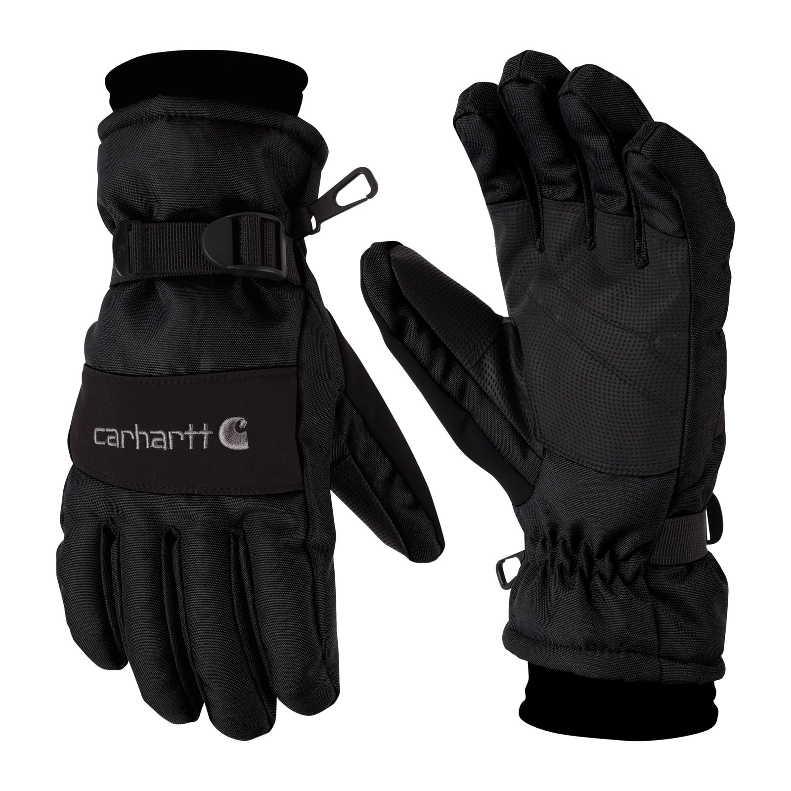 Carhartt Men's Waterproof Insulated Knit Cuff Glove, Black, XX-Large, Black