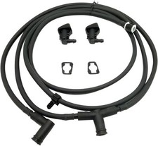 Windshield Washer Nozzle Jet Hose Kit For 2011-2016 Ford F250 F350 F450 Black Windshield Washer Nozzle Jet Hose Kit For 2011-2016 Ford F250 F350 F450 Black