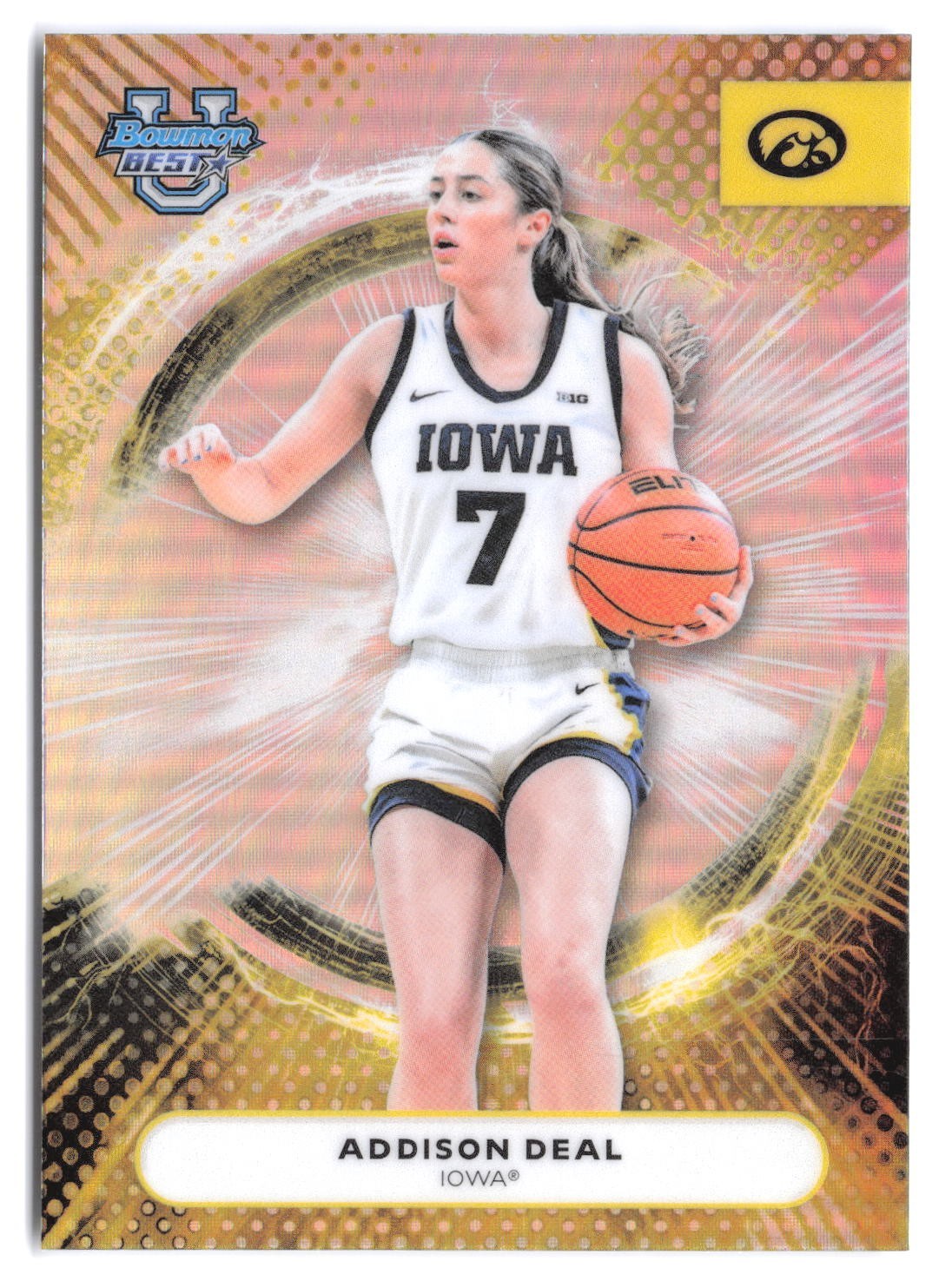 2025-26 Bowman University's Best Addison Deal #58 Refractor Rookie RC