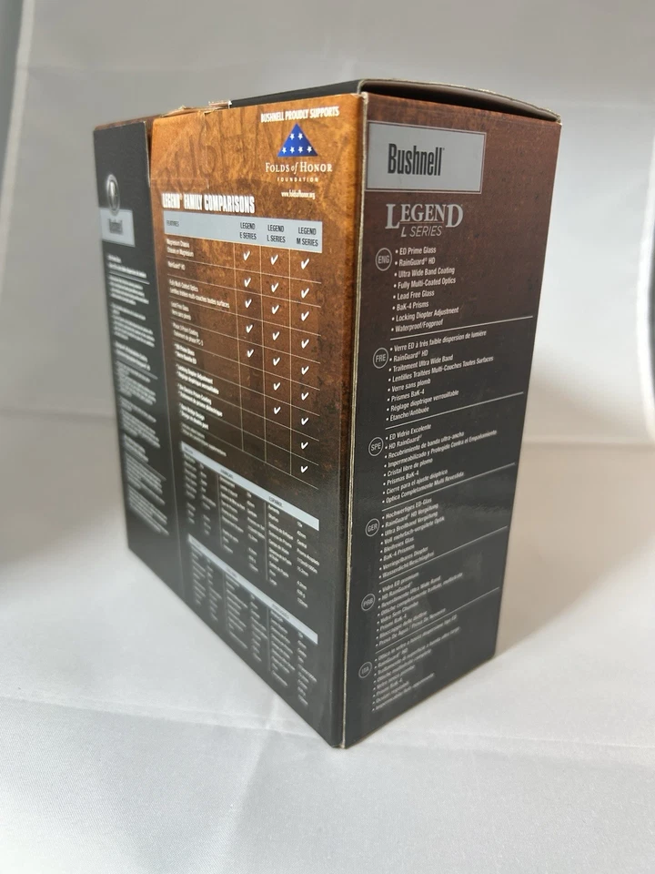 Binoculares Bushnell Legend 198104 serie L 10x42 mm Foto 4 de 4