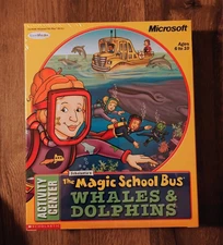 Scholastic The Magic School Bus – Whales & Dolphins PC/MAC Game (2001) NEW