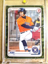 2020 Jeremy Pena 1st Bowman Prospect/Rookie Camo Border RC MINT 🔥🔥🔥