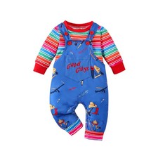 Baby Boy Chucky Halloween Outfit Good Guy Costume 18-24 Months