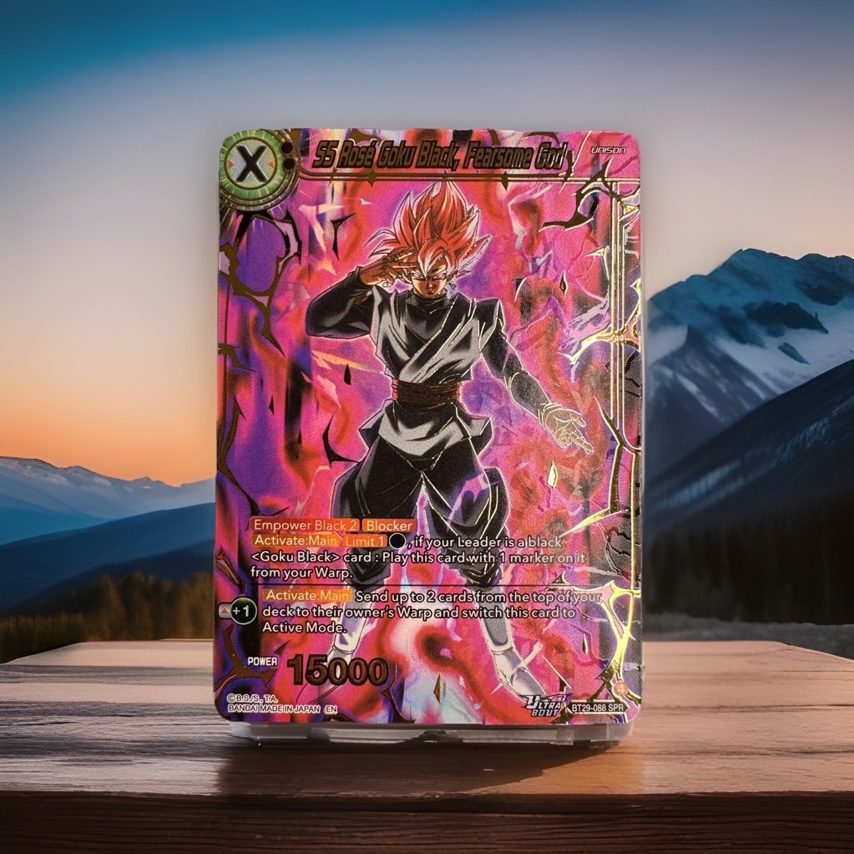 SS Rosé Goku Black, Fearsome God SPR BT29-088 | Dragon Ball