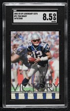 2002 SP Legendary Cuts Victory 2475/2500 Tom Brady #91 SGC 8.5 0p7e