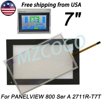 2711R-T7T Touch Screen Panel Glass Digitizer & Overlay For PANELVIEW 800 Ser A