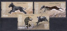 Kirghizistan KEP 2016 Chiens de chasse Yvert n° 23 à 25 neuf ** MNH