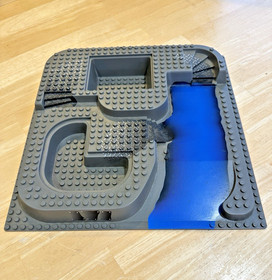 LEGO Baseplate Raised 32x32 6092pb02 Alpha Team Three Level Ogel Center Set 6776