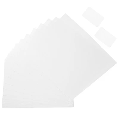 100 Sheets Papier D'impression Étiquettes Autocollantes D'imprimante - Photo 1/4