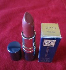 FULL SIZE GENUINE ESTEE LAUDER GO POUT LIPCOLOR GP13 WELL RED NIB FREE SHIP 