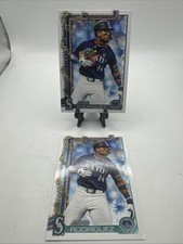 Julio Rodriguez 2025 Topps Holiday Gift Image Variation SP Mariners #H186 + Base